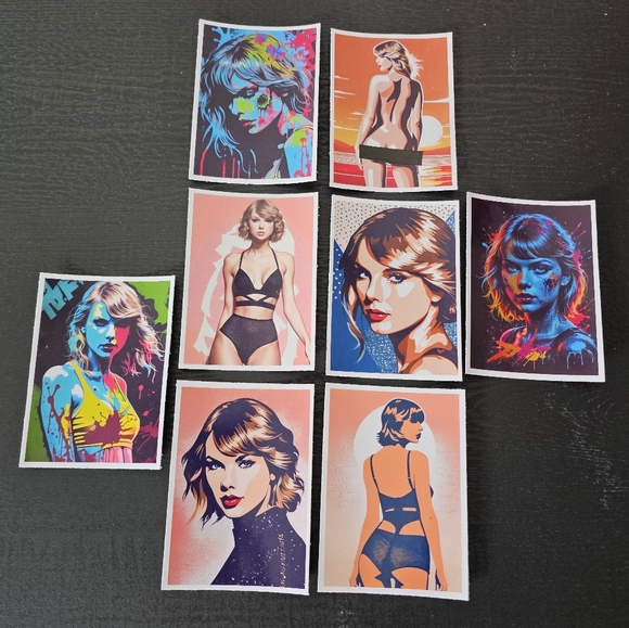 8 Taylor Swift Stickers - Picture 2 of 6